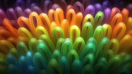 Fototapete - Colorful abstract background, a kaleidoscope of vibrant hues and seamless blends