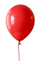 Wall Mural - A single red balloon for wedding, anniversary and celebration festival party 