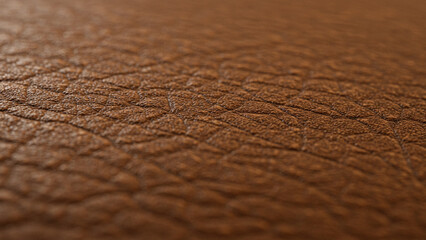 Poster - The texture of brown leather