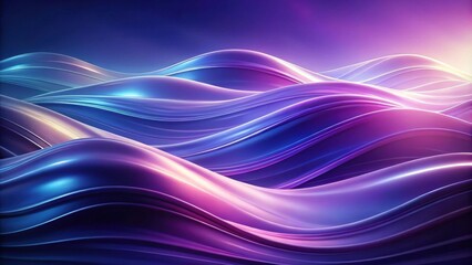 Wall Mural - Abstract Purple and Blue Swirling Waves Background Image for Design Projects