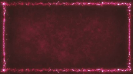 Poster - Fairy Magic Background For Holidays/ Animation of a fairy tales and fantasy magic background with light frame spinning and blank space for message