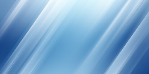 Poster - abstract smooth blue background design template blurry blue white speed line gradient background wit