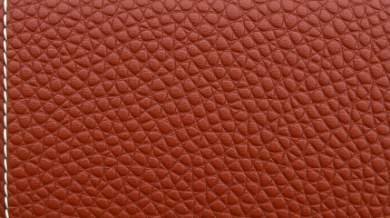 Poster - Red textured leather background