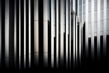 Canvas Print - Architecture building facade line