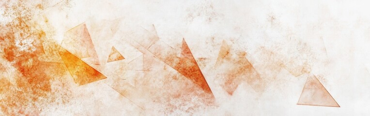 Poster - Soft pencil strokes create an abstract background with warm tones and geometric shapes, ideal for artistic projects and designs