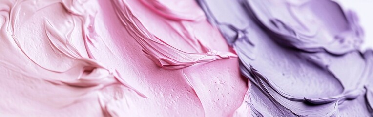 Poster - Elegant pastel pink to lavender fill blending in a creative art piece