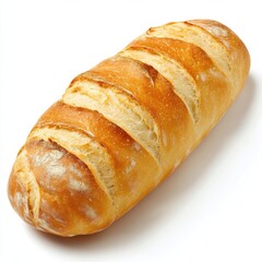 Aufkleber - Freshly baked sourdough loaf with a rustic crust ready to be sliced for serving or sharing