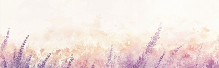 Poster - Soft pencil strokes create a tranquil background with gentle colors and dreamy textures in a serene setting