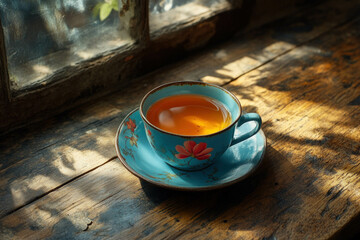 Canvas Print - Indian Tea Cup