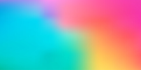 Poster - Colorful iridescent holographic rainbow background for bold cool design, prints, wallpapers.