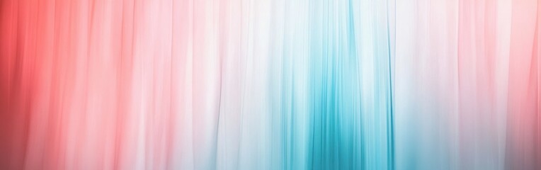 Poster - Gentle aquamarine and soft pink vertical streaks create a calming background perfect for various artistic projects