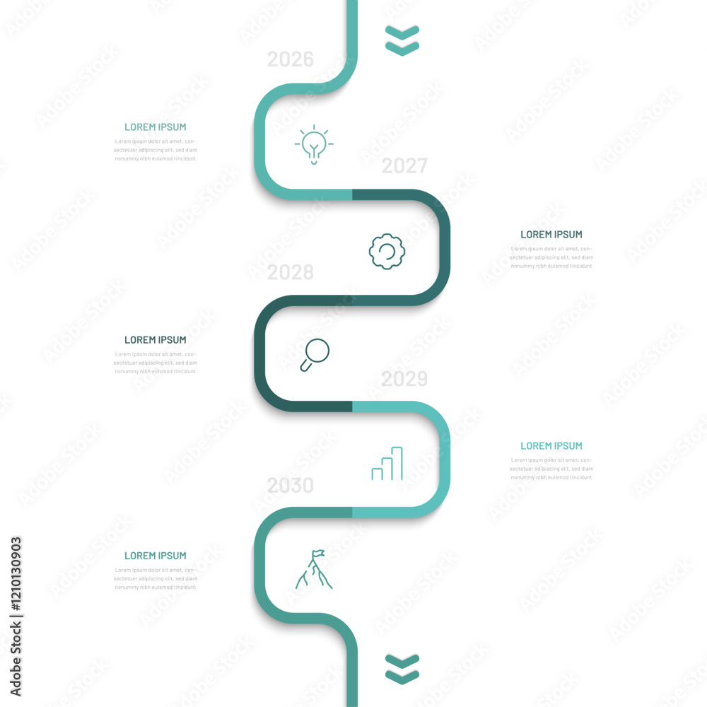 Timeline Target Business timeline consists of 5 stages and periods. Roadmap ...