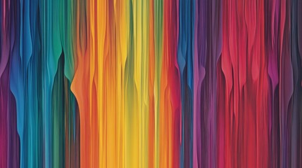 Poster - Abstract vector background with color rainbow stripes