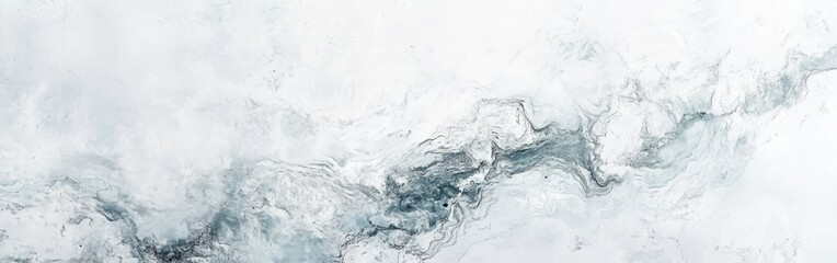 Poster - Elegant white canvas with subtle textures and soft tones creating a serene atmosphere in a minimalist space