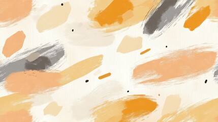 Aufkleber - Abstract pencil stroke background showcasing vibrant shades of orange, gray, and light tones