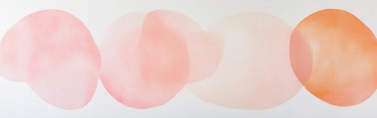 Aufkleber - Soft pencil marks create a delicate minimalist artwork with gentle hues on a white canvas in a serene artistic setting