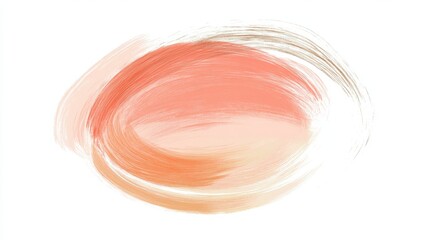 Poster - Soft pastel strokes create a subtle warmth on an abstract white background highlighting artistic expression and creativity