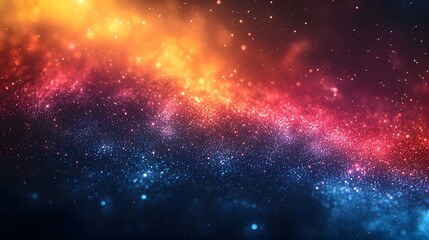 Aufkleber - Stunning abstract background featuring a vibrant cosmic gradient with a soft blur effect