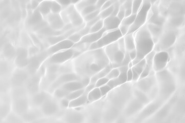 Wall Mural - abstract white transparent water shadow surface texture natural ripple background