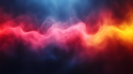 Poster - Vibrant and Seamless Gradient Background with Blurred Dark Blue Red and Yellow Hues Creating a Dynamic and Expressive Color Flow