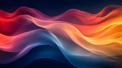 Fototapete - Mesmerizing Abstract Gradient Background with Soft Blur Effect for Modern and Elegant Aesthetic  This visually stunning digital artwork features a dynamic interplay of vibrant colors smooth gradients