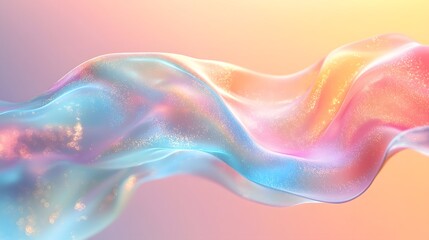 Leinwandbilder - Soft and Airy Pastel Gradient Background with Smooth Rainbow Color Blur Effect   Elegant Dreamy and Serene Digital Artwork for Versatile Use
