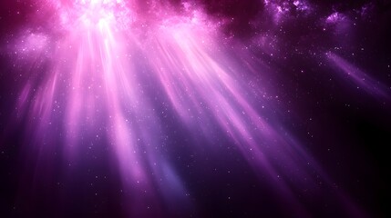 Leinwandbilder - Dreamy ethereal purple background with blurred gradients accented by soft light rays and delicate shadow details creating a captivating mystical and atmospheric scene