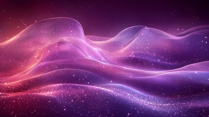 Leinwandbilder - Blurred purple background with gradient light effects and soft shadows forming an abstract and tranquil design that evokes a sense of mystery wonder and cosmic energy  The image has a dreamlike