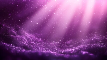 Poster - Captivating Blurred Purple Gradient with Ethereal Glow and Sparkling Lights   An abstract and tranquil design with a mystic surreal atmosphere creating a sense of wonder and enchantment