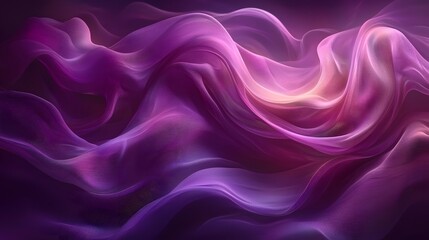 Fototapete - Blurred purple abstract background with gradient light effects and soft shadows forming a tranquil and elegant design  The fluid and dynamic composition creates a soothing serene