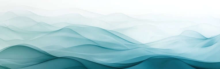 Poster - Soft pencil strokes create a flowing wave gradient with subtle variations in tone and texture