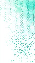 Aufkleber - Pastel mint green halftone dots create a serene gradient effect on a soft background perfect for design or decoration