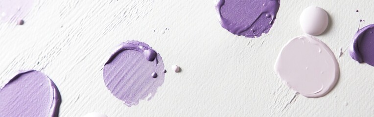 Fototapete - Pencil strokes and pastel dots create a calming abstract design on a textured white background