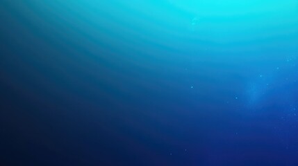 Poster - Deep blue sea gradient background flowing into a lighter aquamarine shade, no visible horizon or land.