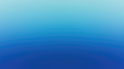 Poster - Deep blue sea gradient background flowing into a lighter aquamarine shade, no visible horizon or land.