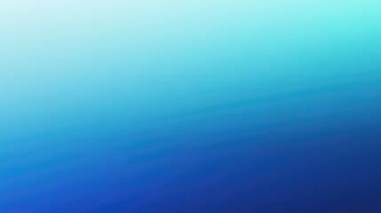 Poster - Deep blue sea gradient background flowing into a lighter aquamarine shade, no visible horizon or land.