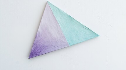Poster - Pencil placed on a clean white background showcasing simplicity and minimalism in artistic expression