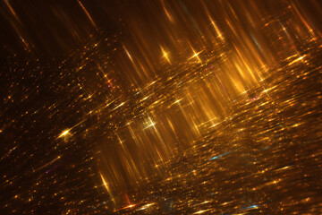 Wall Mural - abstract glitter black and gold lights background. de-focused