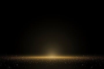 Wall Mural - gold glitter top border background light shimmering