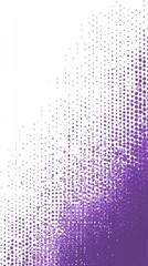 Poster - Halftone pattern design featuring a lavender color gradient transitioning smoothly across the canvas