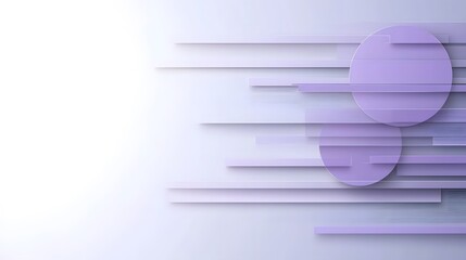 Fototapete - Blurred abstract background in soothing shades of purple with gradient light rays and subtle shadow play creating a modern minimalist and serene aesthetic
