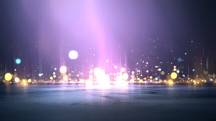 Leinwandbilder - Captivating abstract background featuring a dreamy ethereal palette of vibrant purple gradients accented by soft glowing light rays and delicate shadow details creating a mesmerizing