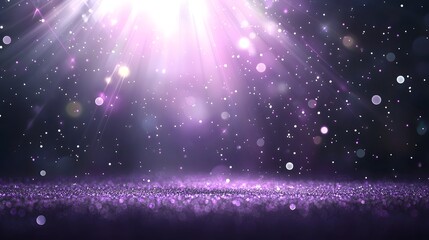 Aufkleber - Dreamy and Enchanting Purple Gradient Backdrop Accented by Soft Shimmering Light Rays and Delicate Shadow Details  This Visually Striking and Captivating Image Creates a Mystical Ethereal Atmosphere