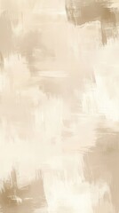 Poster - Textured background in warm beige tones with soft brush strokes for calming aesthetic effects in home decor