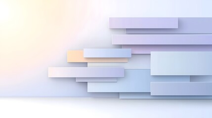 Fototapete - Gradient Purple Abstract Background with Blurred Effects Soft Glowing Light Rays and Subtle Shadow Textures   Minimalist Modern and Elegant Digital Artwork for Wallpapers Banners and Design Templates