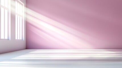 Fototapete - Blurred Purple Gradient with Soft Light Rays and Shadows Designed for a Modern and Smooth Aesthetic  This abstract background features a soothing and calming color palette