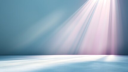 Fototapete - Ethereal and Captivating Gradient Background with Soft Glowing Light Rays and Subtle Shadows Designed for a Modern Smooth and Visually Striking Aesthetic