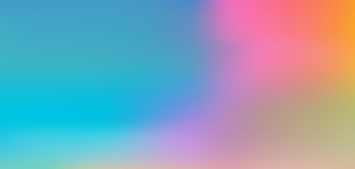 Poster - Colorful iridescent holographic rainbow background for bold cool design, prints, wallpapers.