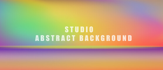Poster - Colorful iridescent holographic rainbow background for bold cool design, prints, wallpapers.