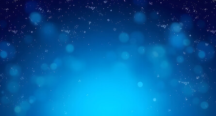 blue bokeh background